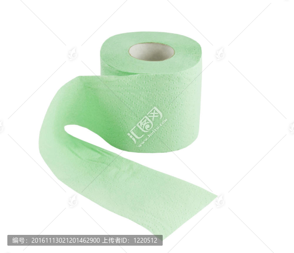白色衛(wèi)生紙綠色卷