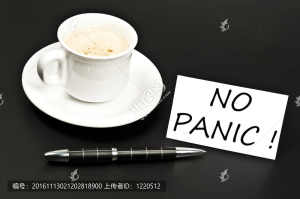 在桌上沒有恐慌的消息