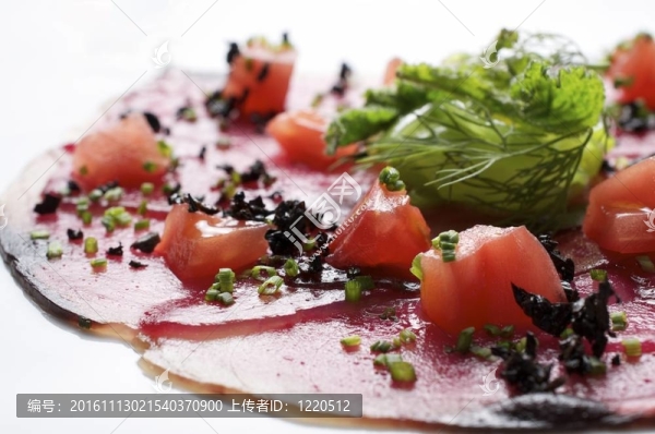 生牛肉片