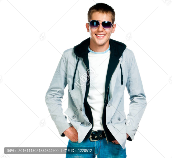 戴太陽鏡的時(shí)尚男人