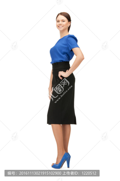 幸福和微笑的女人