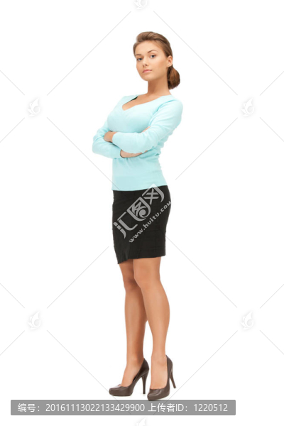 平靜而友好的女人
