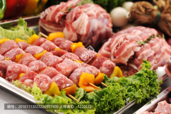 生肉；近距離