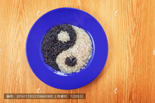 野生稻和白米飯