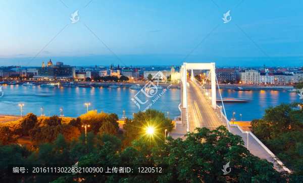 布達(dá)佩斯的夜景