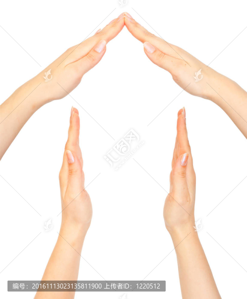 女人的手做的房子