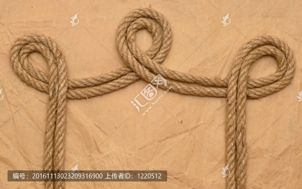 舊紙上的繩子
