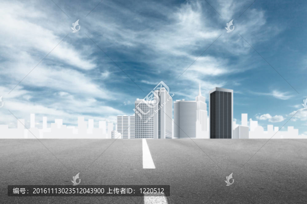 城市的全景