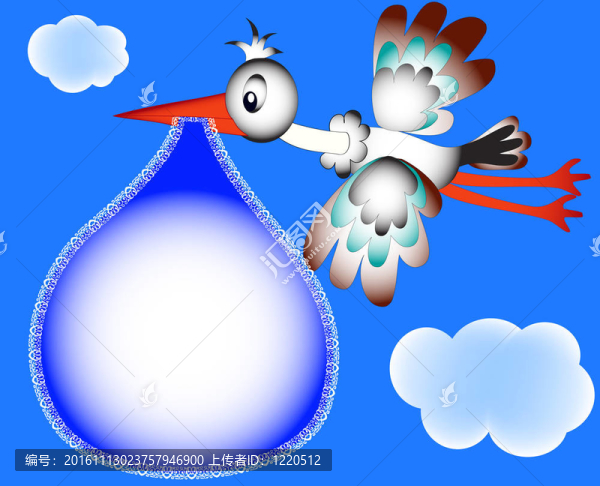 照片鸛和云幼兒園框架