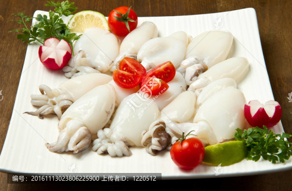 新鮮墨魚