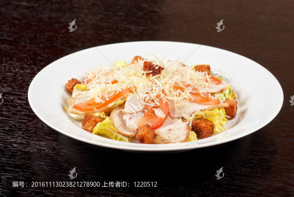 雞肉魚片沙拉