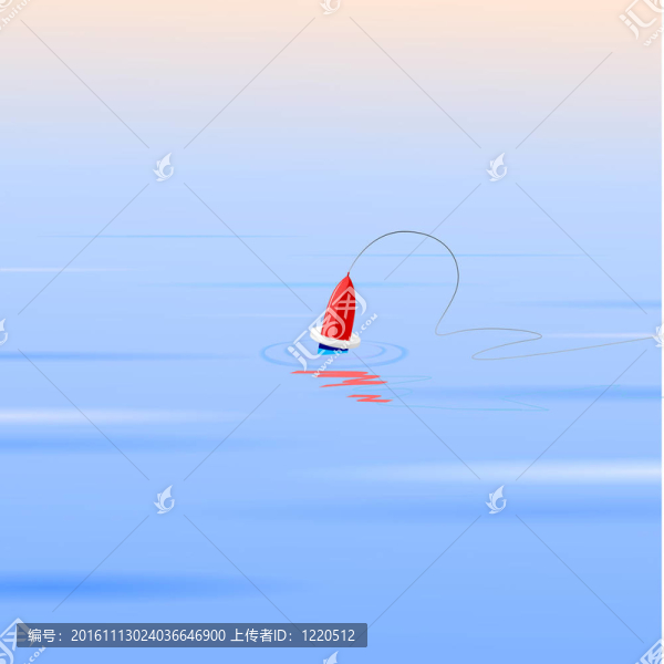 水上漂浮的圖