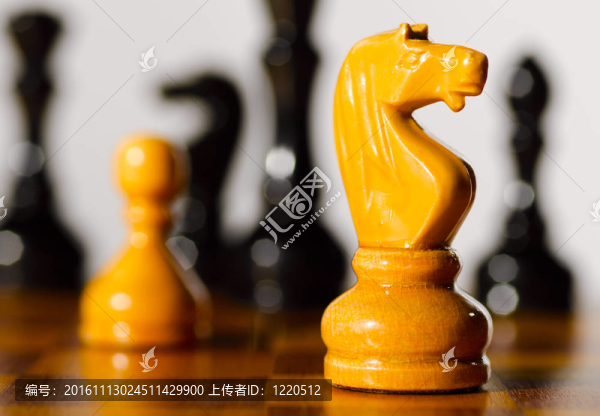 木制的棋子