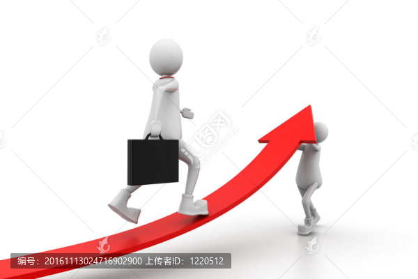 不斷增長的商業(yè)圖表