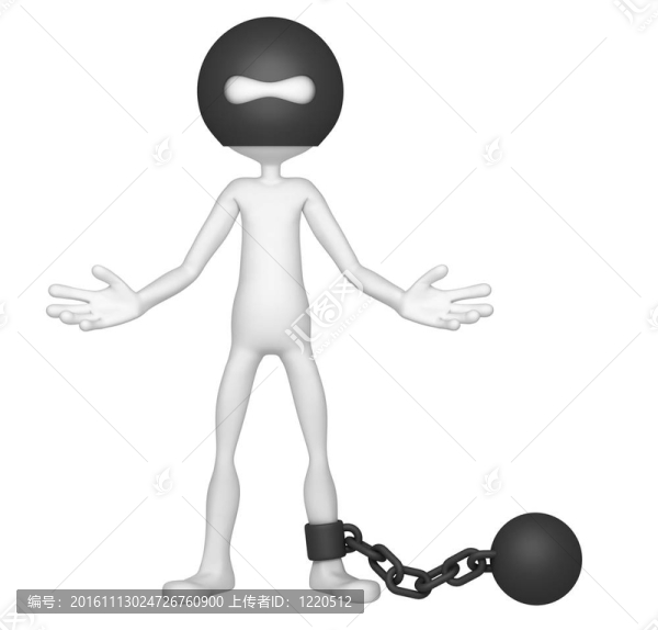 與鐵球綁的囚犯
