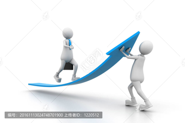 不斷增長(zhǎng)的商業(yè)圖表