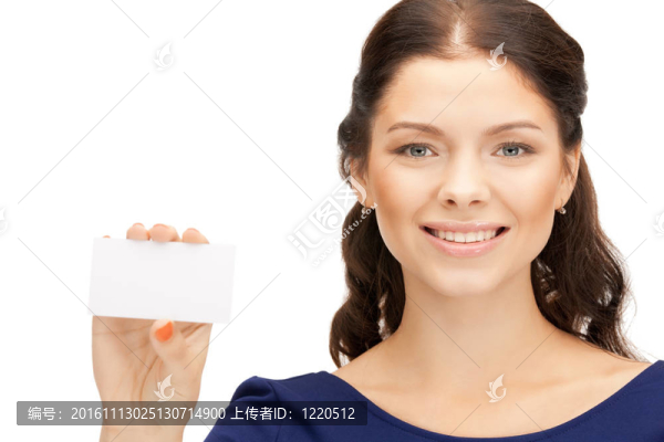 帶名片的女人