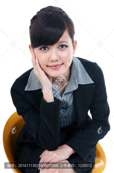 可愛的亞洲年輕女人