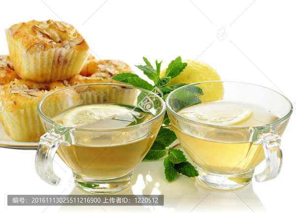 綠茶和蛋糕