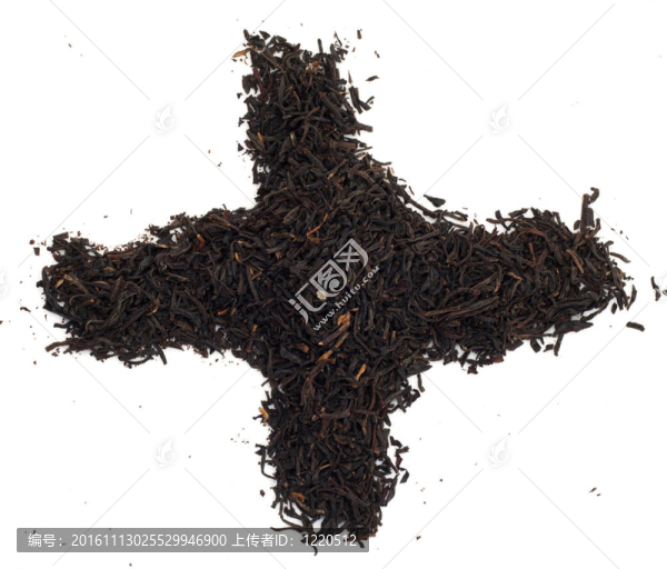 白色背景上的紅茶