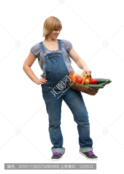 年輕的孕婦