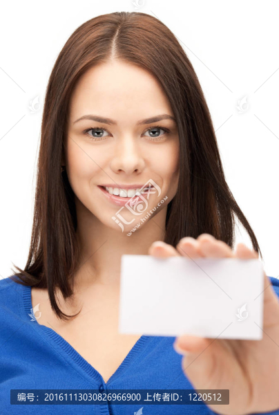 帶名片的女人