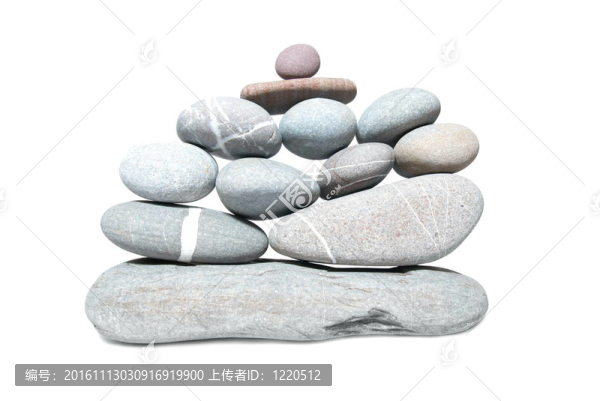 墻的鵝卵石