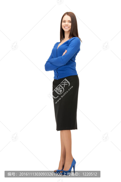 幸福和微笑的女人
