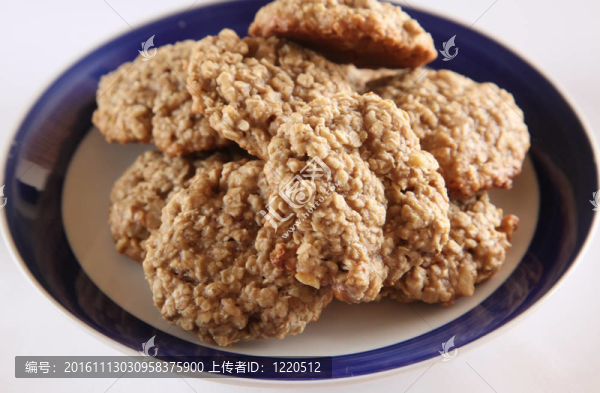 核桃燕麥燕麥餅干