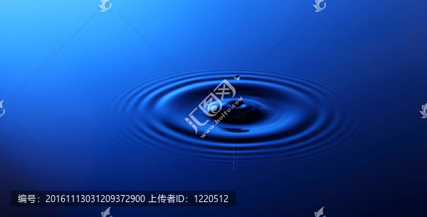 落入水中的水