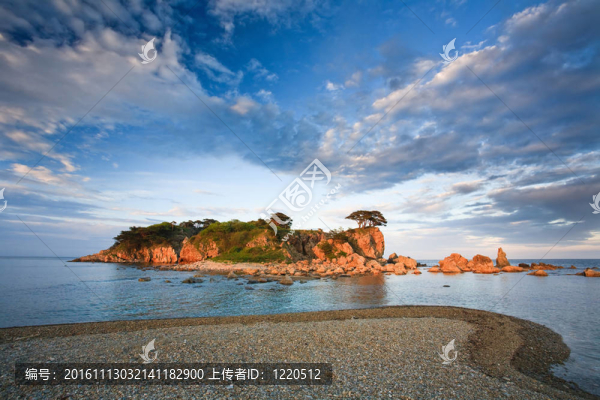 俄羅斯濱海邊疆區(qū)；夕陽照耀；