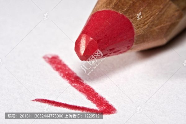 紅色的鉛筆
