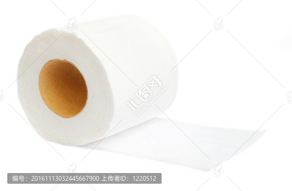 白色的紙巾卷