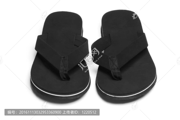 黑色人字拖