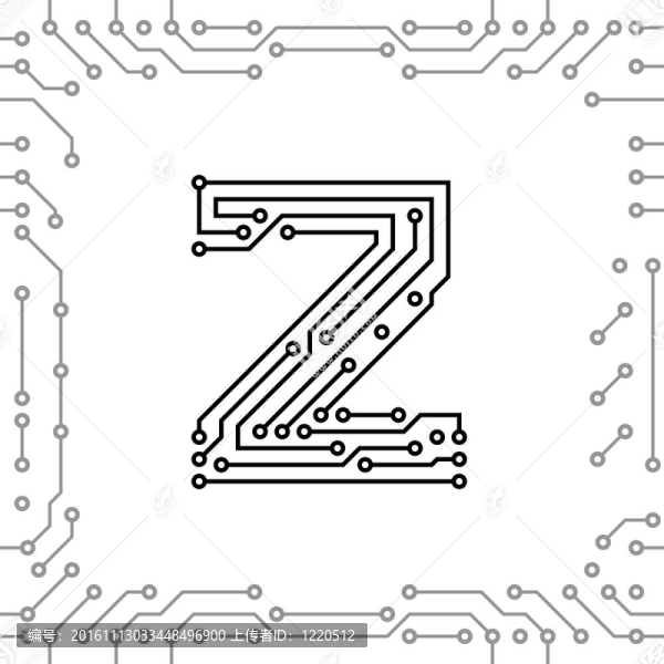 印刷電路板的字母表
