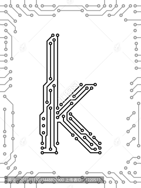 印刷電路板的字母表