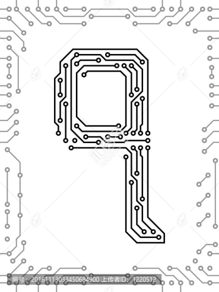 印刷電路板的字母表