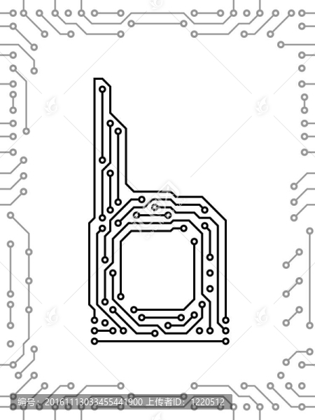 印刷電路板的字母表