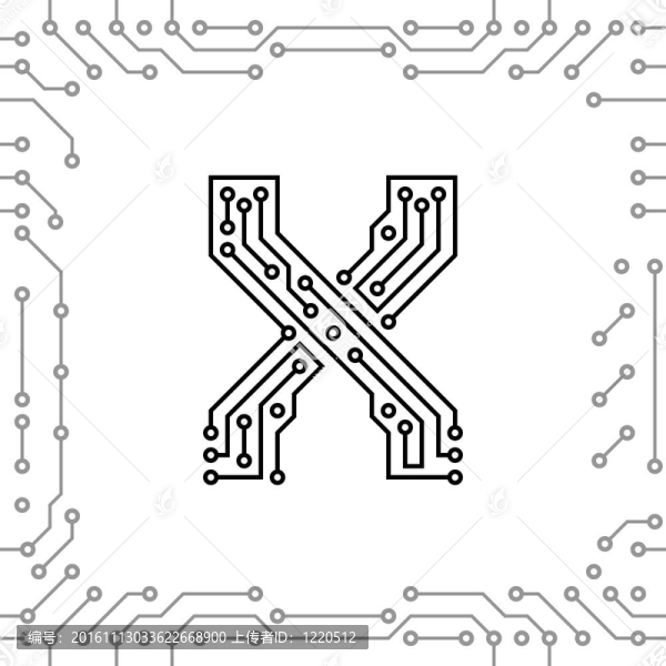 印刷電路板的字母表