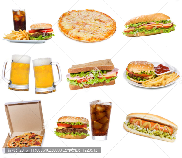 設(shè)置快餐食品