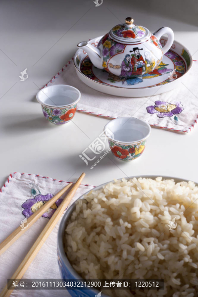 和White,Rice碗