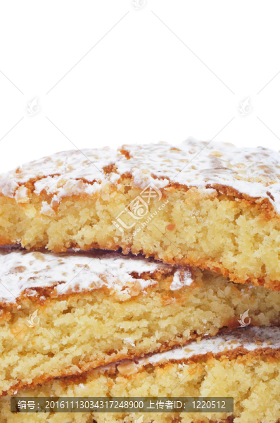 Tarta,de,Santiago；典型的杏仁餅從西班牙