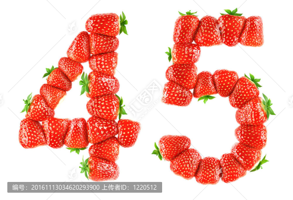 Strawberry字母-,5,4
