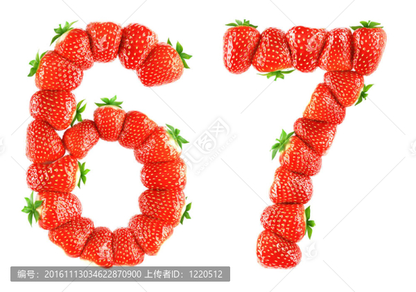 Strawberry字母-,7,6