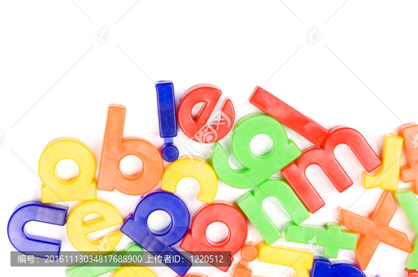 白色塑料英語(yǔ)字母