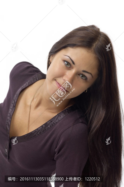 一個可愛的女孩的肖像