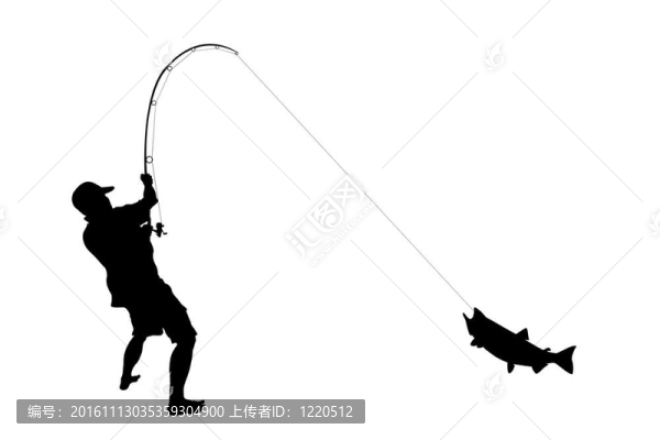 漁夫與被捕獲的魚(yú)
