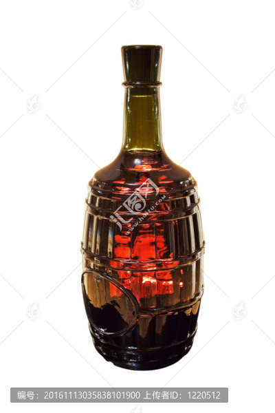 瓶子里的酒。