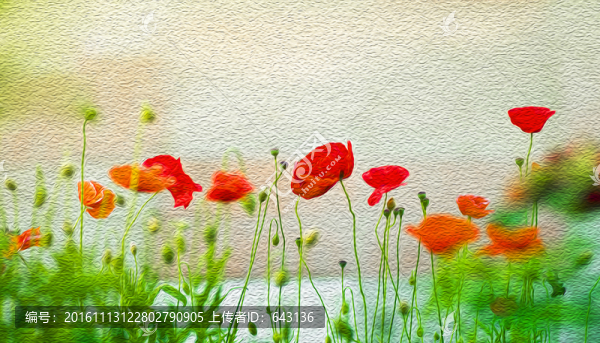 花卉油畫