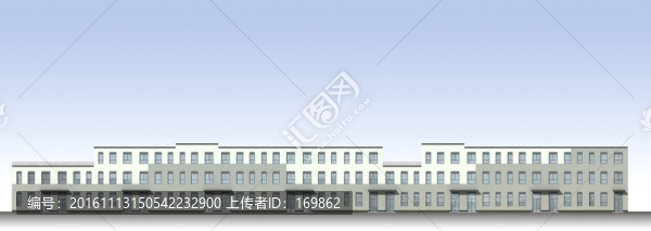 商業(yè)街立面效果圖